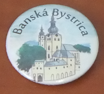 Button 37mm špendlík - Banská Bystrica