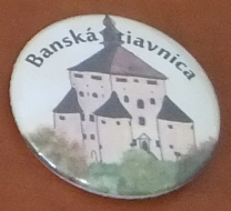 Button 37mm špendlík - Banská Štiavnica - Nový zámok