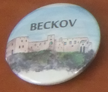 Button 37mm špendlík - Beckov