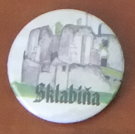 Button 37mm špendlík - Sklabiňa