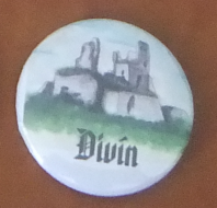 Button 37mm špendlík - Divín