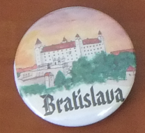 Button 37mm špendlík - Bratislava