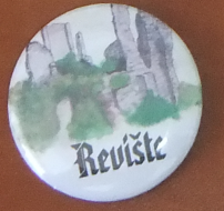 Button 37mm špendlík - Revište