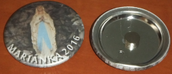 Magnetka - button 37 mm - Mariánka 2016