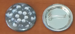 Button 37mm špendlík - Šperk 2