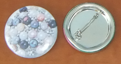 Button 37mm špendlík - Šperk 3