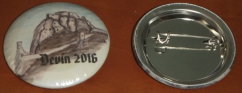 Button 37mm špendlík - Devín 2016