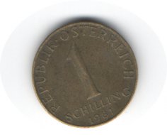1 Schilling (rok 1981)