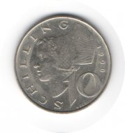 10 Schilling (rok 1990)