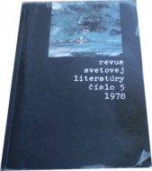 Revue svetovej literatúry číslo 5  1978